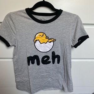 gudetama graphic tee